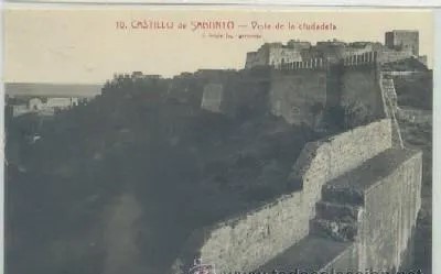 POSTAL ANTIGUA DE VALENCIA. SAGUNTO. CASTILLO. VISTA DE LA CIUDADELA Nº 10