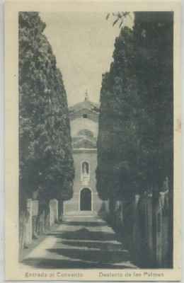 POSTAL ANTIGUA DE CASTELLON. DESIERTO DE LAS PALMAS. ENTRADA AL CONVENTO