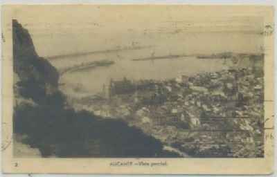 POSTAL DE ALICANTE. VISTA PARCIAL Nº 2
