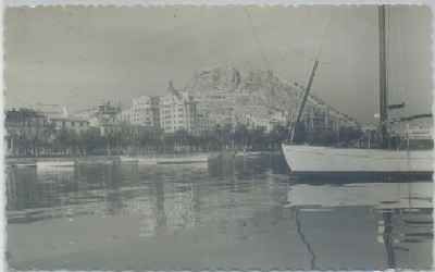 POSTAL DE ALICANTE. VISTA PARCIAL DEL PUERTO Nº 50