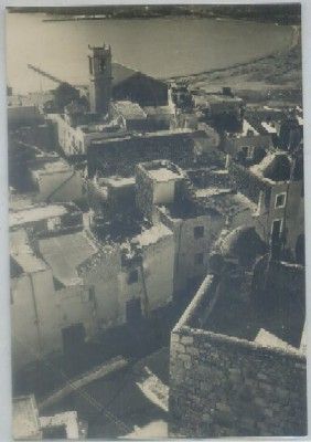 POSTAL DE CASTELLON. PEÑISCOLA. PUEBLO DESDE EL CASTILLO Nº 6306