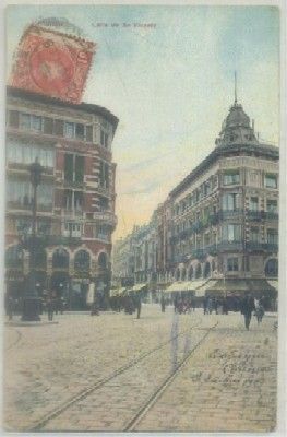 POSTAL ANTIGUA DE VALENCIA. CALLE DE SAN VICENTE