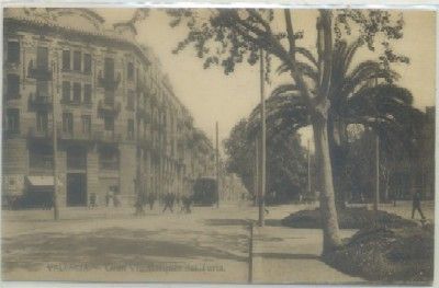 POSTAL ANTIGUA DE VALENCIA. GRAN VIA DEL MARQUES DEL TURIA