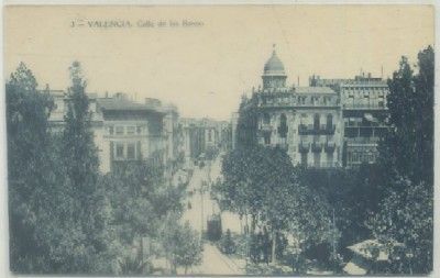 POSTAL ANTIGUA DE VALENCIA. CALLE DE LAS BARCAS Nº 3
