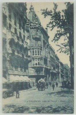 POSTAL ANTIGUA DE VALENCIA. CALLE DE PASCUAL Y GENIS Nº 7