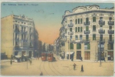 POSTAL ANTIGUA DE VALENCIA. CALLE DE PI Y MARGALL Nº 26
