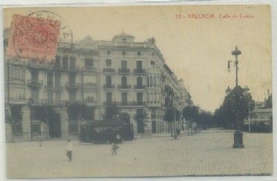POSTAL ANTIGUA DE VALENCIA. CALLE DE COLON Nº 23