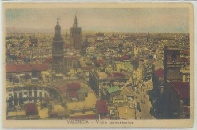 POSTAL ANTIGUA DE VALENCIA. VISTA PANORAMICA