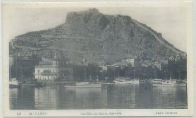 POSTAL ANTIGUA DE ALICANTE. CASTILLO DE SANTA BARBARA Nº 142