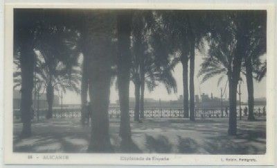 POSTAL ANTIGUA DE ALICANTE. EXPLANADA DE ESPAÑA Nº 89