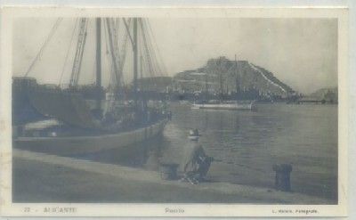 POSTAL ANTIGUA DE ALICANTE. PUERTO Nº 72