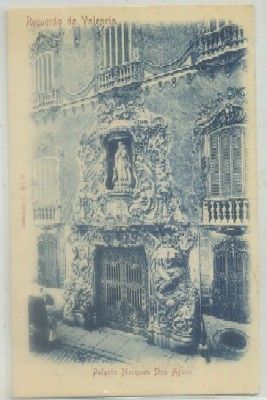 POSTAL ANTIGUA DE VALENCIA. PALACIO MARQUE DOS AGUAS. COL. 0  Nº 23