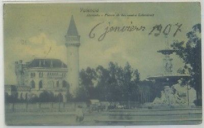 POSTAL ANTIGUA DE VALENCIA. ALAMEDA. FUENTE DE LAS CUATRO ESTACIONES