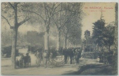 POSTAL ANTIGUA DE VALENCIA. ALAMEDA Nº 29