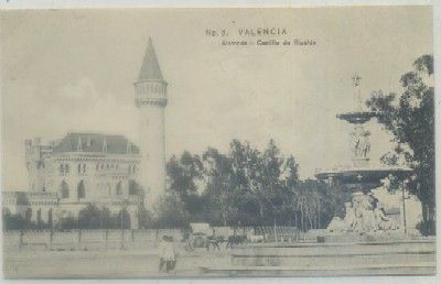 POSTAL ANTIGUA DE VALENCIA. ALAMEDA. CASTILLO DE RIPALDA Nº 3
