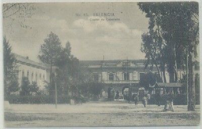 POSTAL ANTIGUA DE VALENCIA. CUARTEL DE CABALLERIA Nº 45