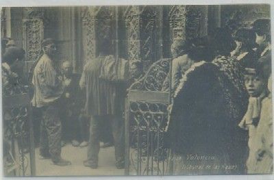 POSTAL ANTIGUA DE VALENCIA.  TRIBUNAL DE LAS AGUAS Nº 28