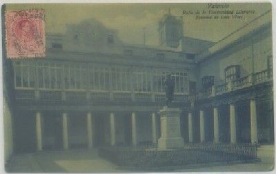 POSTAL ANTIGUA DE VALENCIA. PATIO DE LA UNIVERSIDAD