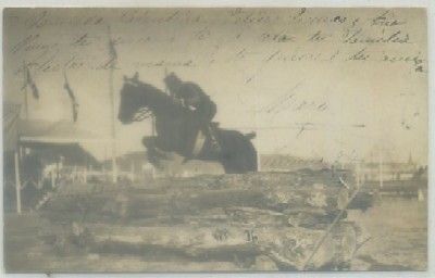 POSTAL ANTIGUA DE VALENCIA. JINETE CONCURSO HIPICO
