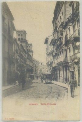 POSTAL ANTIGUA DE ALICANTE. CALLE PRINCESA