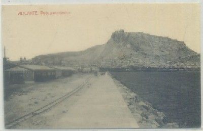 POSTAL ANTIGUA DE ALICANTE. VISTA PANORAMICA
