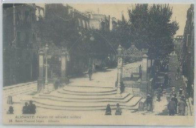 POSTAL ANTIGUA DE ALICANTE. PASEO DE MENDEZ NUÑEZ Nº 28