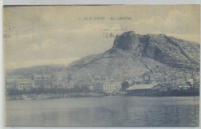 POSTAL ANTIGUA DE ALICANTE. EL CASTILLO Nº 5
