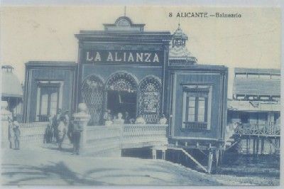 POSTAL ANTIGUA DE ALICANTE. BALNEARIO Nº 8