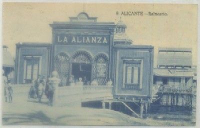 POSTAL ANTIGUA DE ALICANTE. BALNEARIO Nº 8