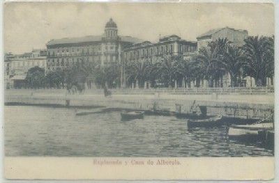 POSTAL ANTIGUA DE ALICANTE. EXPLANADA Y CASA DE ARBEROLA