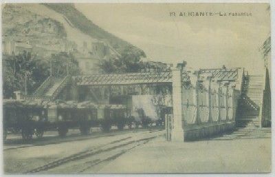 POSTAL ANTIGUA DE ALICANTE. LA PASARELA Nº 19