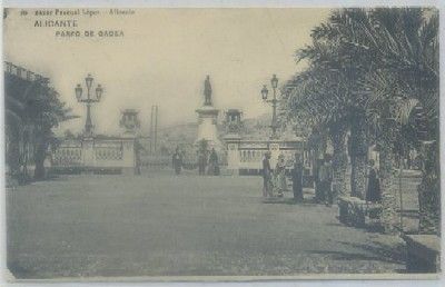POSTAL ANTIGUA DE ALICANTE. PASEO DE GADEA