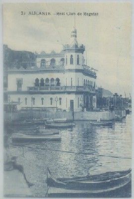POSTAL ANTIGUA DE ALICANTE. REAL CLUB DE REGATAS Nº 22