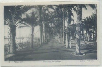 POSTAL ANTIGUA DE ALICANTE. EXPLANADA DE ESPAÑA Nº 17.