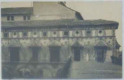 POSTAL ANTIGUA DE VALENCIA. GANDIA. PALACIO DEL SANTO DUQUE. EXTERIOR GALERIA DORADA