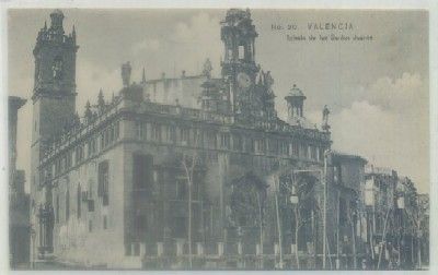 POSTAL ANTIGUA DE VALENCIA. IGLESIA DE LOS SANTOS JUANES Nº 20
