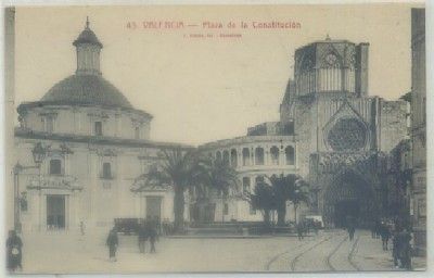 POSTAL ANTIGUA DE VALENCIA. PLAZA DE LA CONSTITUCION