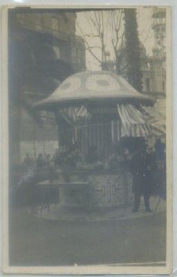 POSTAL ANTIGUA DE VALENCIA. KIOSCO DE FLORES. PZA. EMILIO CASTELAR