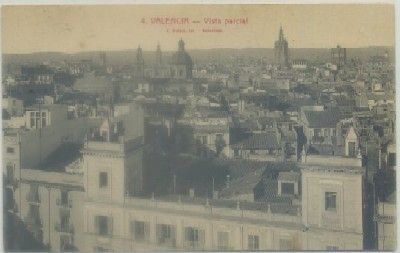 POSTAL ANTIGUA DE VALENCIA. VISTA PARCIAL