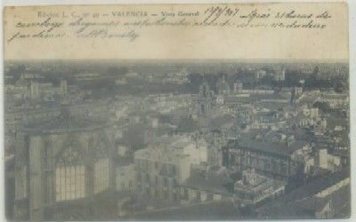 POSTAL ANTIGUA DE VALENCIA. VISTA GENERAL