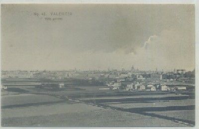POSTAL ANTIGUA DE VALENCIA. VISTA GENERAL Nº 42