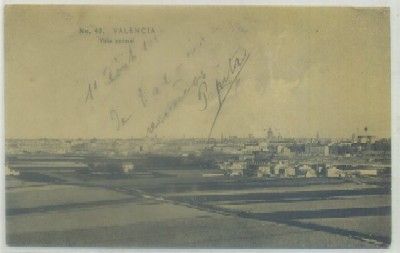 POSTAL ANTIGUA DE VALENCIA. VISTA GENERAL Nº 42