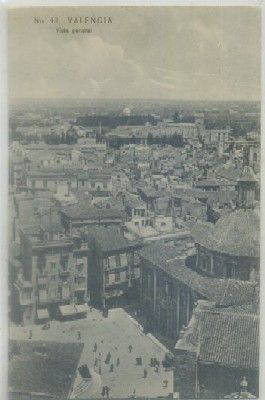 POSTAL ANTIGUA DE VALENCIA. VISTA GENERAL Nº 43