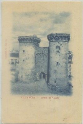POSTAL ANTIGUA DE VALENCIA. TORRES DE CUARTE. COL. 0 Nº 17