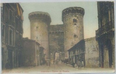 POSTAL ANTIGUA DE VALENCIA. TORRES DE CUARTE