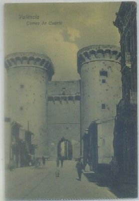 POSTAL ANTIGUA DE VALENCIA. TORRES DE CUARTE