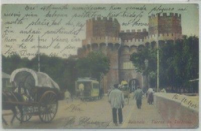 POSTAL ANTIGUA DE VALENCIA. TORRES DE SERRANOS