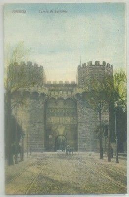 POSTAL ANTIGUA DE VALENCIA. TORRES DE SERRANOS Nº 13