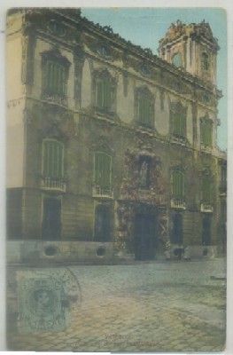 POSTAL ANTIGUA DE VALENCIA. PALACIO DEL MARQUES DE DOS AGUAS
