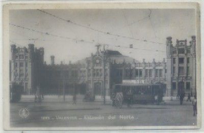 POSTAL ANTIGUA DE VALENCIA. ESTACION DEL NORTE Nº 1225
